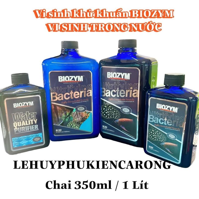BIOZYM Water Quality Purifier - Làm Trong Nước Hồ Cá Chai 350ml 1000ml