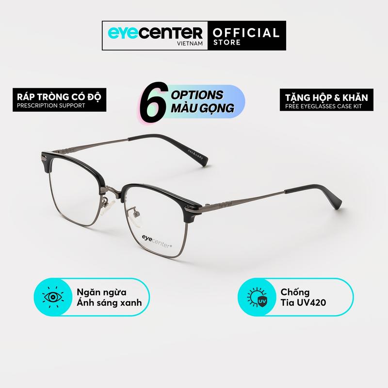   B44  Gọng kính cận nam nữ chính hãng ZAC & CODY B44 kim loại chống gỉ nhập khẩu by Eye Center Vietnam 