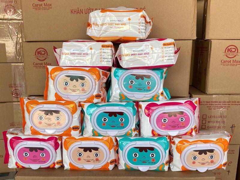 11-COMBO 10 BỊCH KHĂN GIẤY ƯỚT BABY WEPES 450 gram Siêu to không mùi không chứa cồn an toàn cho trẻ nhỏ cân nặng thực tế +-5% hạn sử dụng xa - Uyên vũ shop Cho Bé Khăn Ướt khăn ướt 10 bich
