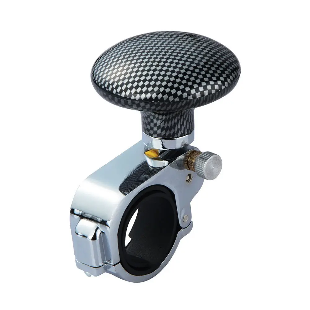 Car Auto Steering Wheel Spinner Knob Auxiliary Booster Aid Handle Knob Black