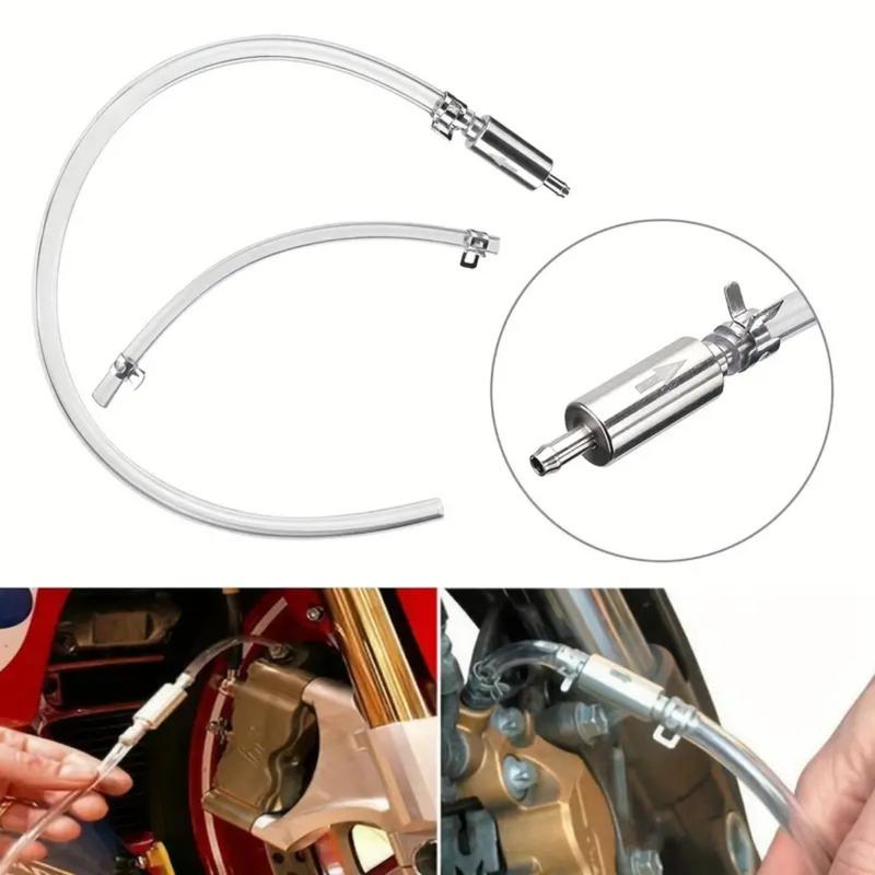 Complete Motorcycle Fuel Management Tool Kit: Specialized Fuel Filling & Bleeding Set, Includes Fuel Injection Tube, One-way Oil Extraction Hose, Hydraulic Brake Bleeder, & Essential Accessories for Motorcycle Maintenance 1