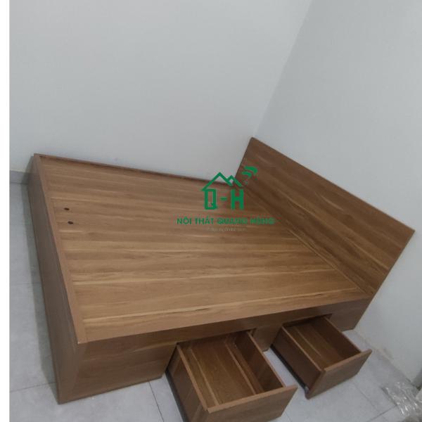 Product Introduction of GIƯỜNG GỖ MDF 2 HỘC KÉO GIÁ RẺ TẠI XƯỞNG MÀU NÂU - LẮP RÁP 20