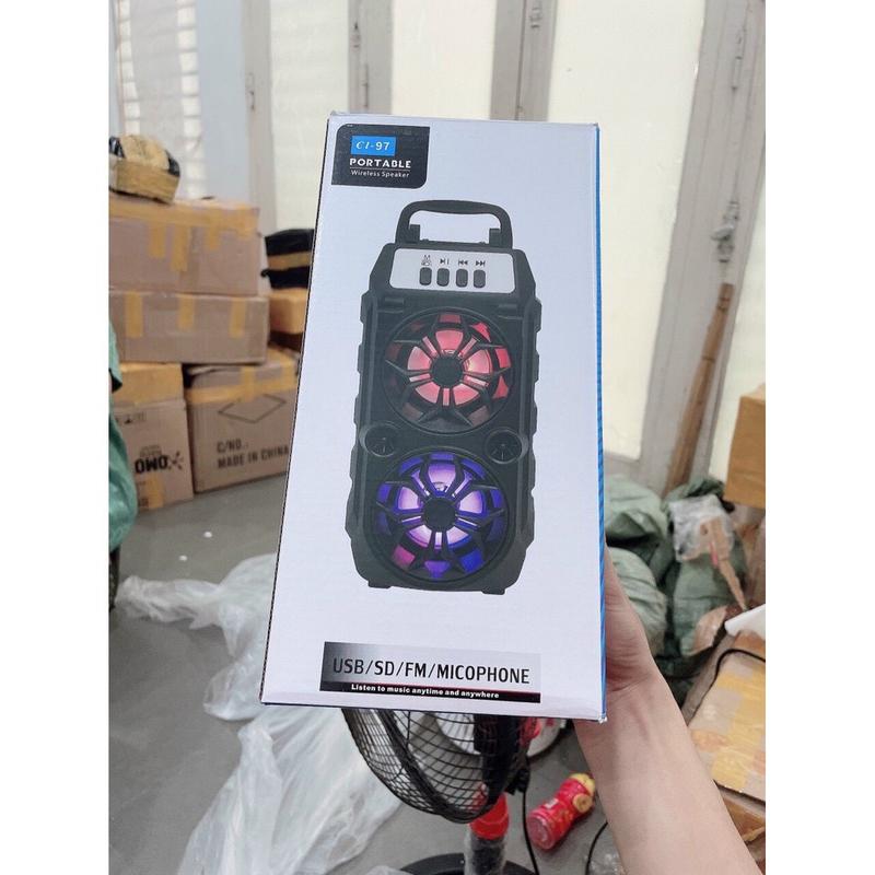 Loa Bluetooth Cl97 Hát Karaoke Tặng Kèm Mic Hát Nghe Nhạc Cực Đã Âm Bass Cực Mạnh Hát Cực Hay Bảo Hành 12 Tháng 2