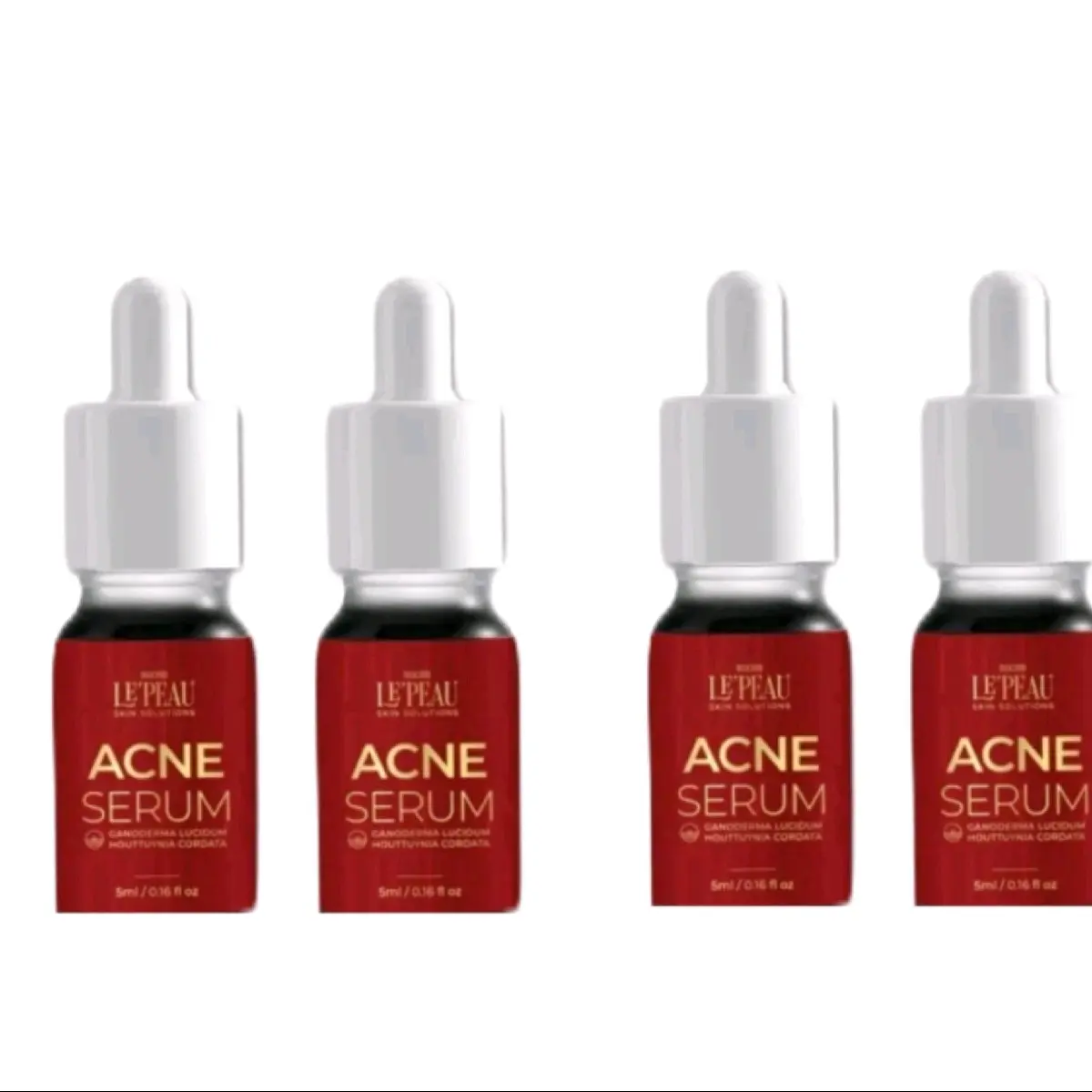 [Mua 2 tặng 2]4 Serum mụn diếp cá 5ml Le'peau