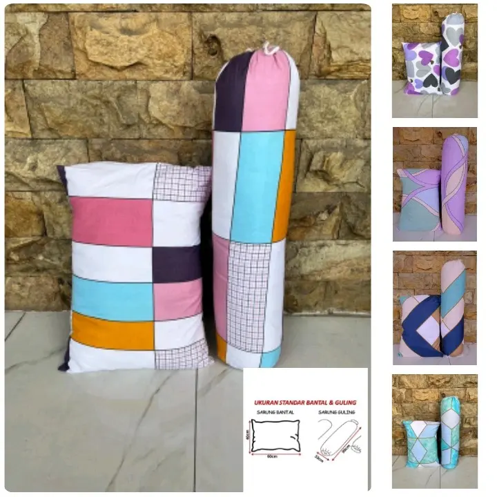 sarung guling bahan Katun halus 2