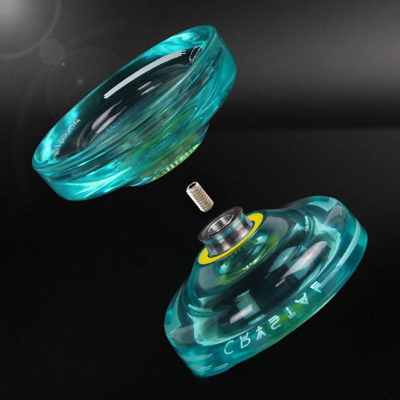 Magic Yoyo K2 Responsive Yoyos For Kids Transparent Looping Play Beginner Yoyo With Narrow Bearing Steel Axle ABS Body 6