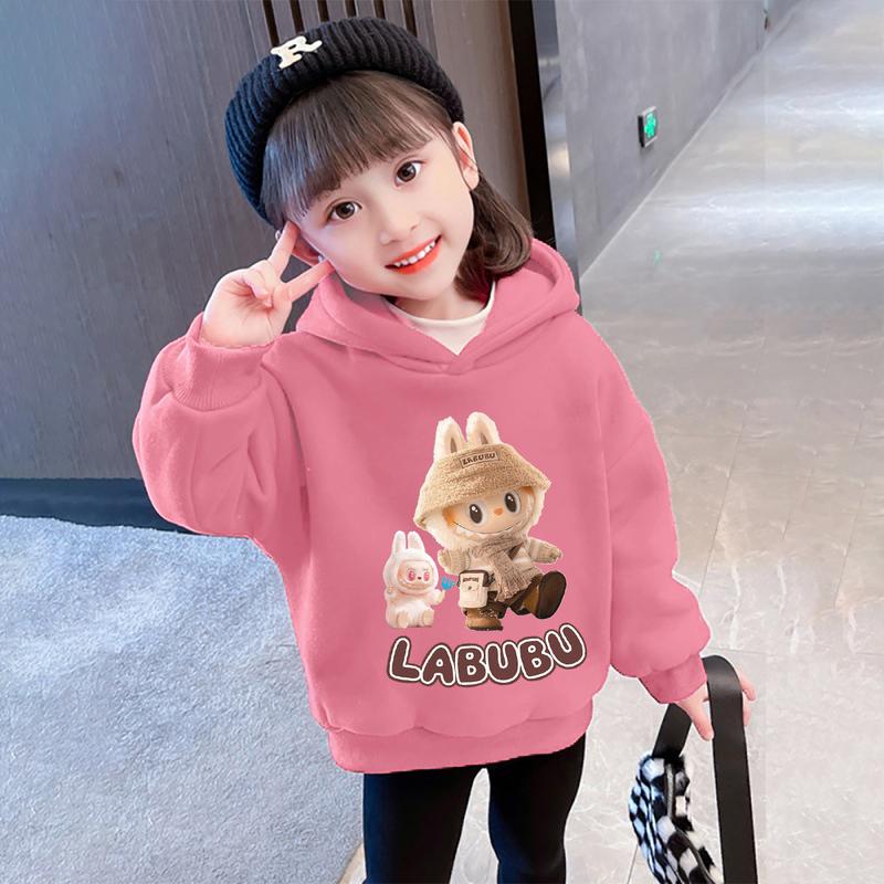 Product Introduction of Áo giữ nhiệt LABUBU cho bé gái 5-15 tuổi cổ cao, chất lông thỏ mềm mịn, co giãn. Áo giữ nhiệt dài tay bé gái 17-45kg 8