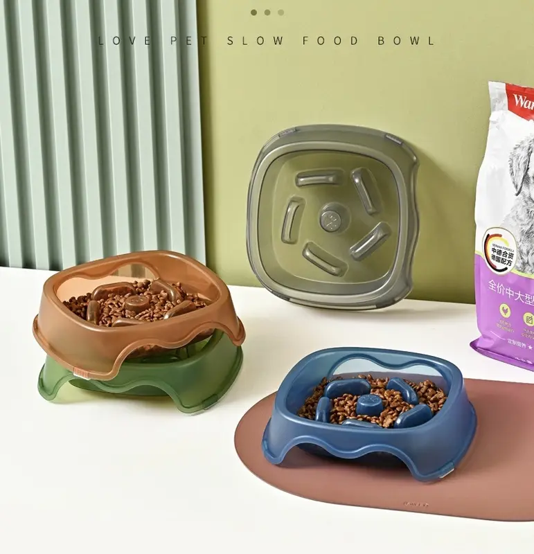 Bát ăn, chén ăn chậm chống nghẹn cho chó mèo - 4pets offical 0