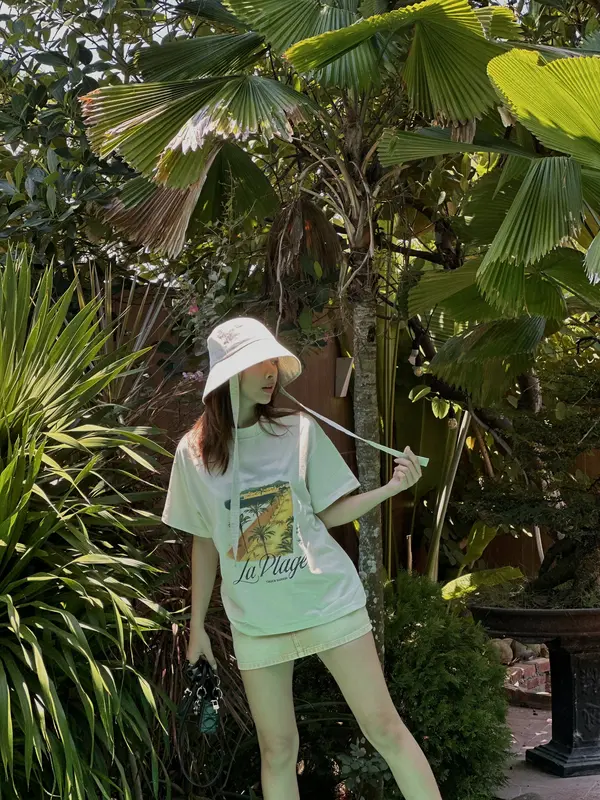 [ FORM BOXY ] Áo Thun BOXY In DTG + In Lụa Summer CHOICE.SG Cổ Tròn Cotton 100% " ESTATE-Top " 1