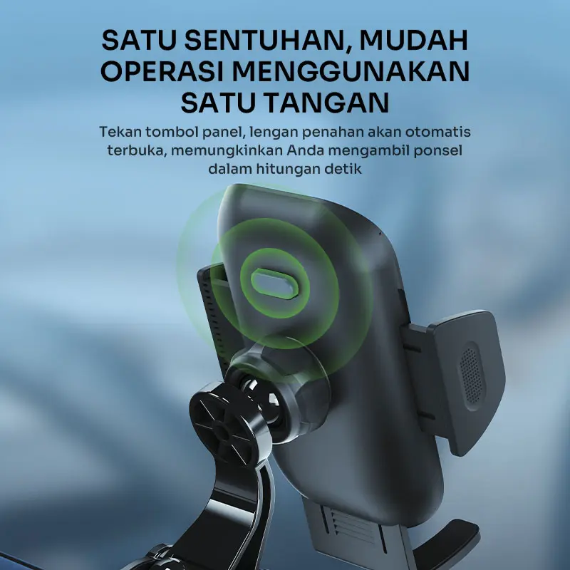 ROBOT Car Holder RT-CH22 Black Rotatable For Smartphone Backseat Car Stand Holder Garansi 1 Tahun 3