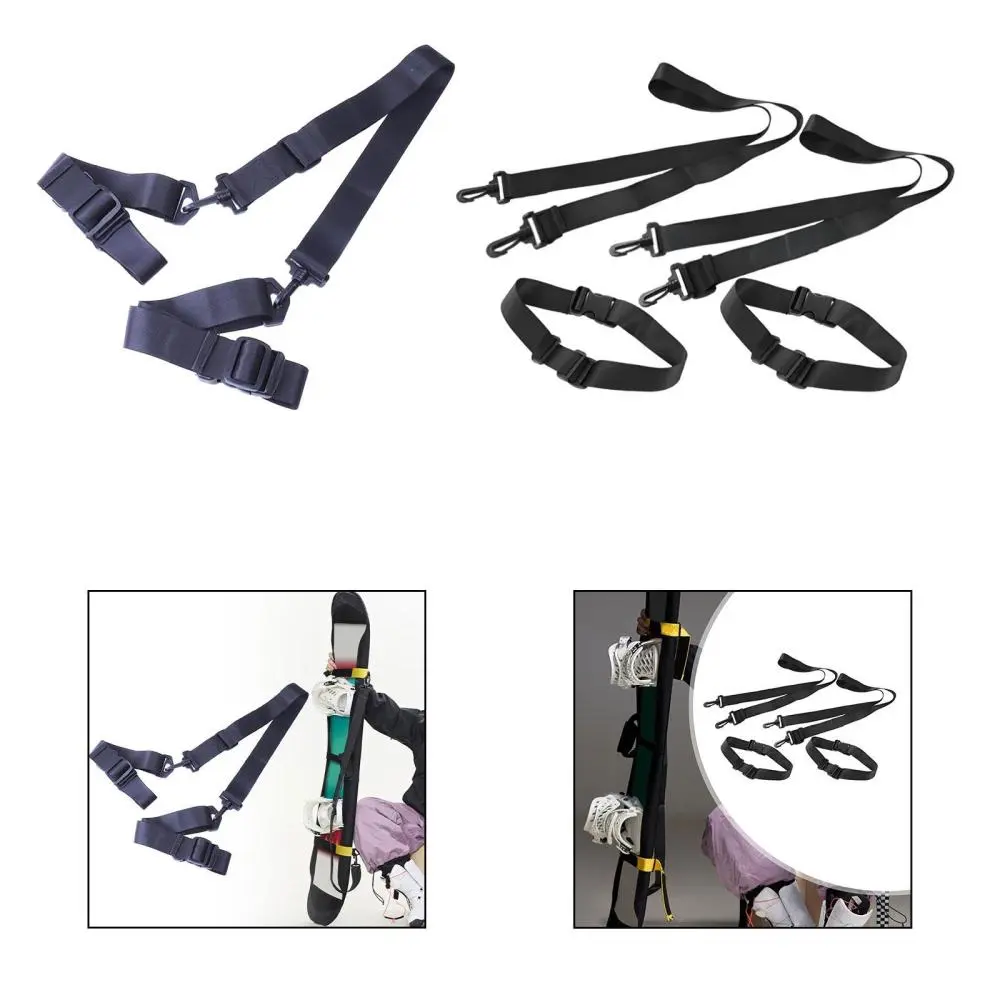 Ski Carrier Straps Shoulder Carrier Lash Loop Protecting Ski Straps Snowboard Shoulder Straps for Skiing Accessories Outdoor