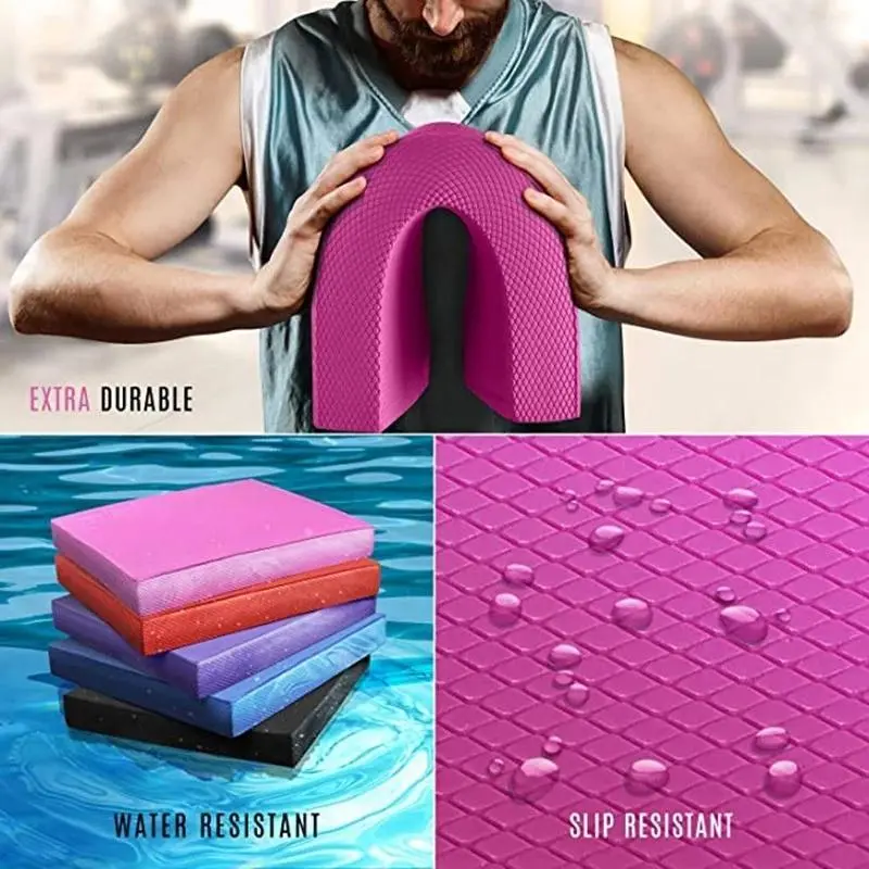 [Feeling Youth] 1PC Small Balance Board Foam Pads, Yoga Mat Board Physical Therapy Pads, Knee Cushioned Boards Mat for Balancing Exercises, Women Kid Fitness Training Yoga Mats