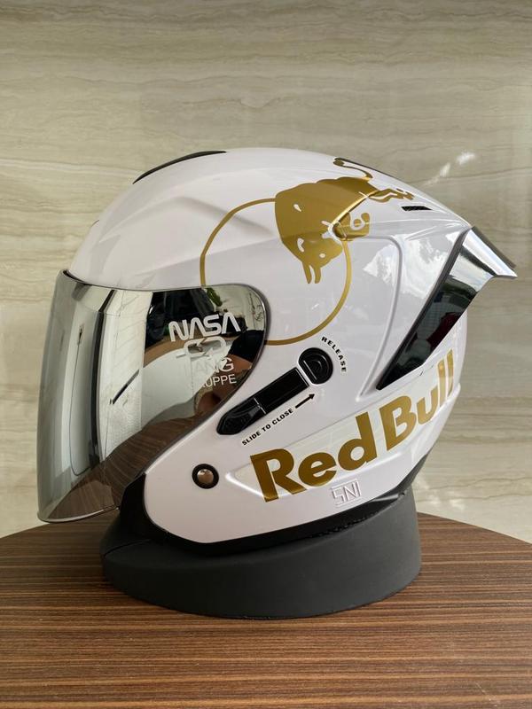 Helm G2 Optimax Motif (Paket Ganteng) Helmet Iridium 8