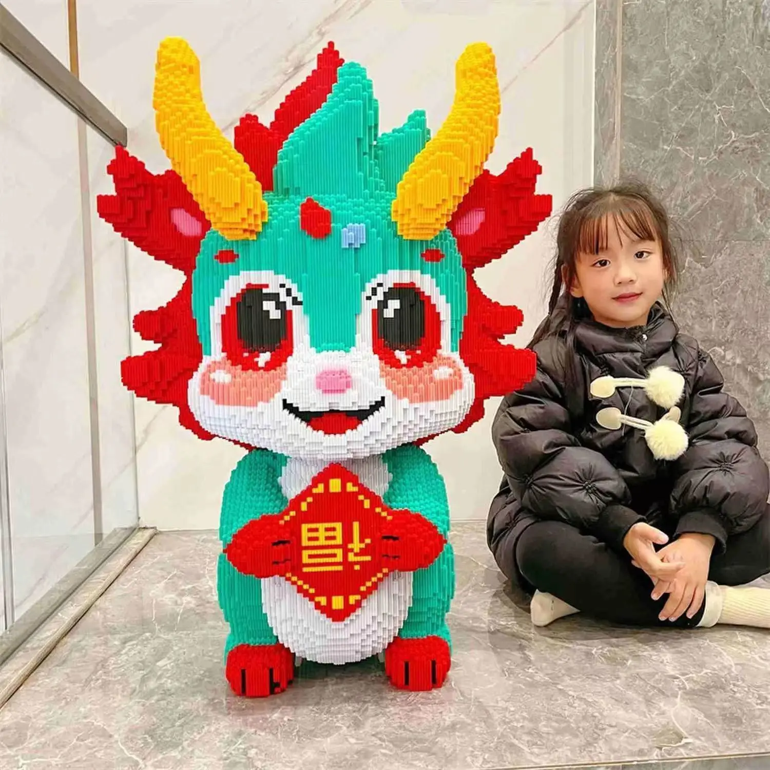 Khối Xây Dựng 3D Âm Thanh Nổi Rồng Khổng Lồ, Tương Thích Với Lego, Đồ Chơi Lắp Ráp Giáo Dục Trẻ Em, Thích Hợp Cho Người Lớn, Đồ Trang Trí Quà Tặng Năm Mới, Ưu Đãi Đặc Biệt Giới Hạn Thời Gian, Hàng Mới Về 2024