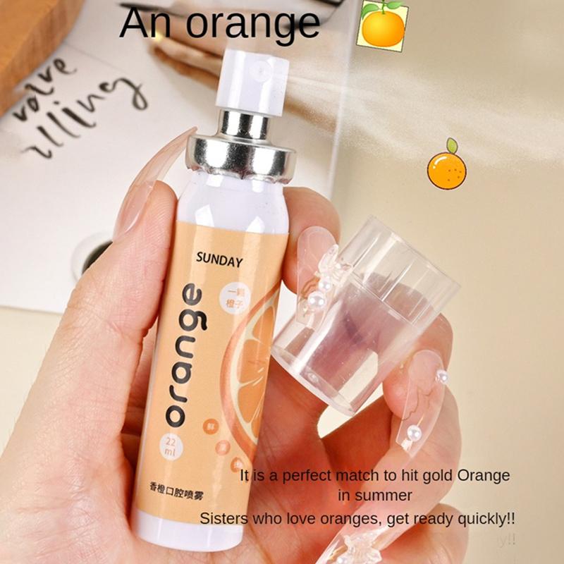 Product Introduction of [BUY 1 TAKE 2]SUNDDAY Peach Flavor Oral Freshening Spray Refreshing Oral Spray Portable Long-lasting Oral Care 22ML| Local Stock 29