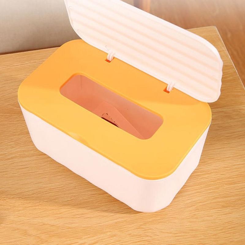 Portable Plastic Dual-purpose Tissue Box Extractive Large Capacity Wet Wipes Dispenser Dustproof Seat Type/Wall Mounted Napkin Paper Case Car 7