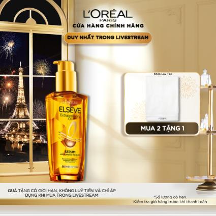   HẰNG DU MỤC x LOREAL  Dầu dưỡng tóc L'Oreal Paris Elseve Extraordinary Oil Ultra Nourishing 100ml Nữ Women 