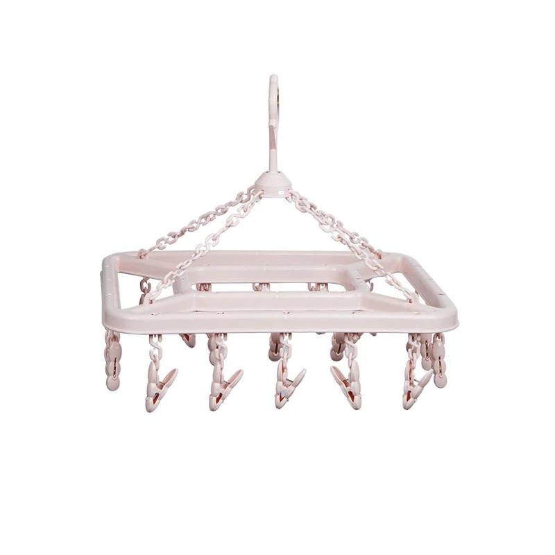 Móc Treo Quần Áo rẻ đẹp MH;2802 - 24 Kẹp Siêu Tiện Lợi, Bô Cho Bé