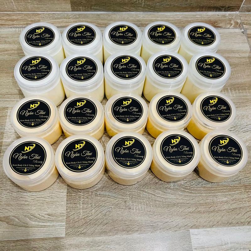 Sỉ 10combo 250G Kem Tẩy Hỗ Trợ Dưỡng Da Body + 150G Ủ th Ngân Thư Beauty Women Nữ