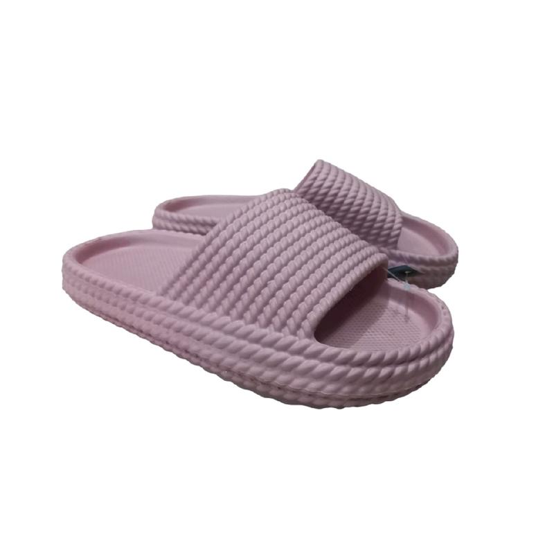 Sandal slop YITAI D005(36-40)SANdal slop wanita/sandal karet wanita/sanda slop karet wanita /sandal casual Putih Pink Hitam Coklat Selop Shoes Sendal Jelly 1