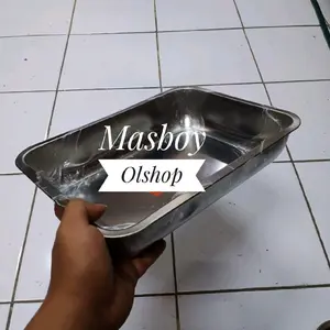 Baking Tray Nampan Stainless Tinggi 7 cm TEBAL