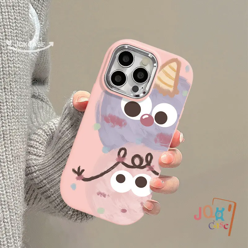 Kartun Manis Indah Bola Monster Titik Case Untuk Infinix Hot 30i 40 30 40i 20 20i 40 Pro Hot 11 10 9 Play 10Lite Smart 6 7 5 8 Plus 8HD 8Pro Tecno Spark 10C GO 2024 10 20C Go 2023 20 Pro Note 40 30 Pop 7 8 Macaron Mode Tren Cover 1