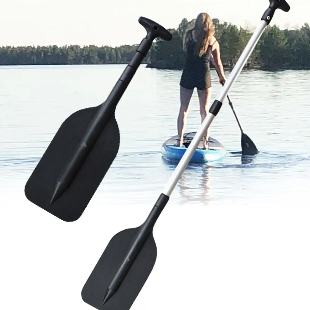 Canoe Kayak Paddles, Thuyền khẩn cấp có thể thu vào 21 "-42", Trục nhôm, Chiều dài Có Thể Điều Chỉnh Ván chèo thuyền, Nhẹ, Thích hợp cho JetSki Boating Kayak Ore