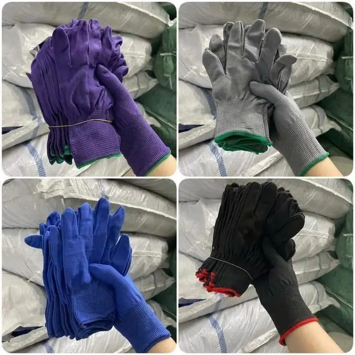 Combo 100 đôi gang tay lao động , 5 màu ngẫu nhiên 0