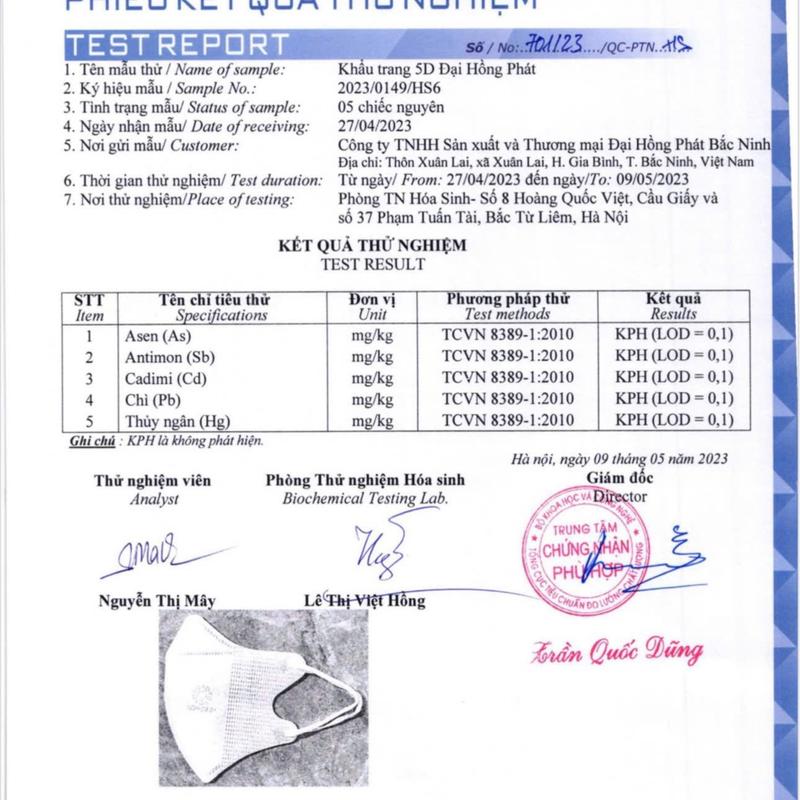 Thùng [ 700 chiếc ] Khẩu Trang 5D đại hồng phát - thương hiệu uy tín - khẩu trang 3 lớp kháng khuẩn, kháng bụi , chống nắng , chống tia uv 9