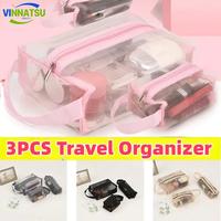 Gambar Vinnatsu 3PCS/Set Tas Makeup Organizer 3 in 1 Tas Serbaguna Organizer Portabel Multifungsi Travel Make Up Bag Portabel Transparan Tas - Hitam dari Vinnatsu official Kab. Tangerang 1 Tokopedia