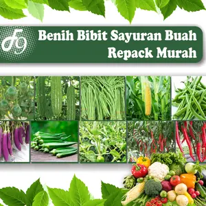 Benih Bibit Sayuran Buah Lengkap Murah Repack Seribuan