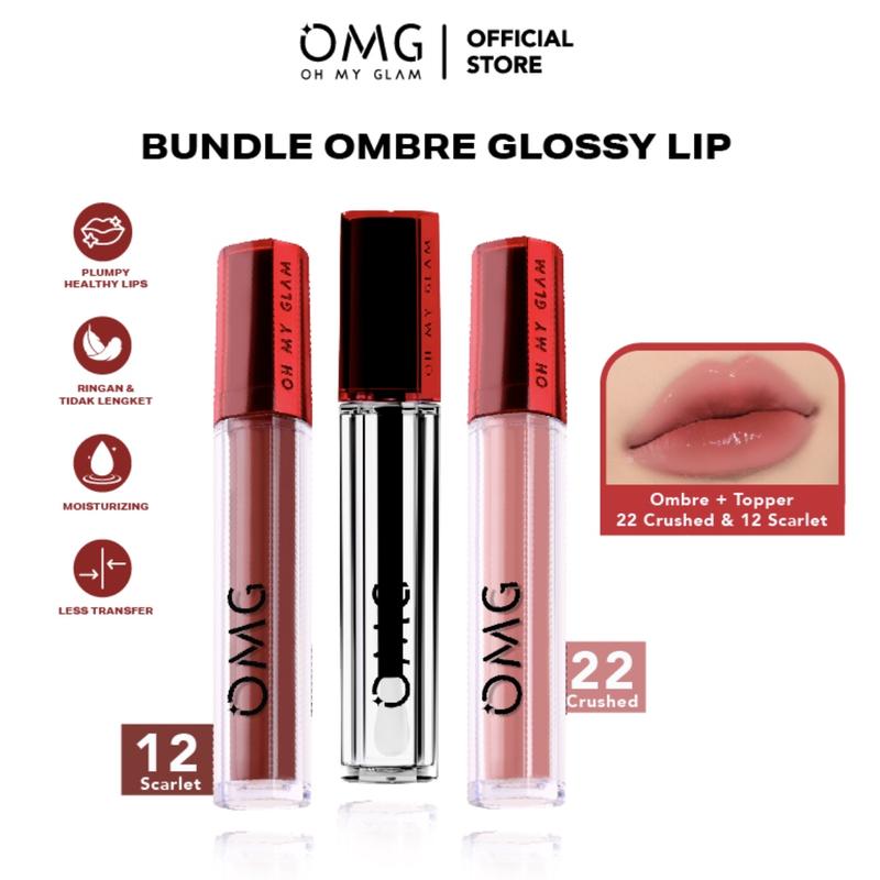 OMG OH MY GLAM Gloss Lip Finish 2.7g - Lip Gloss - Transform Your Lip Cream From MATTE to GLOSS for THE VINYL LIP LOOK! 3