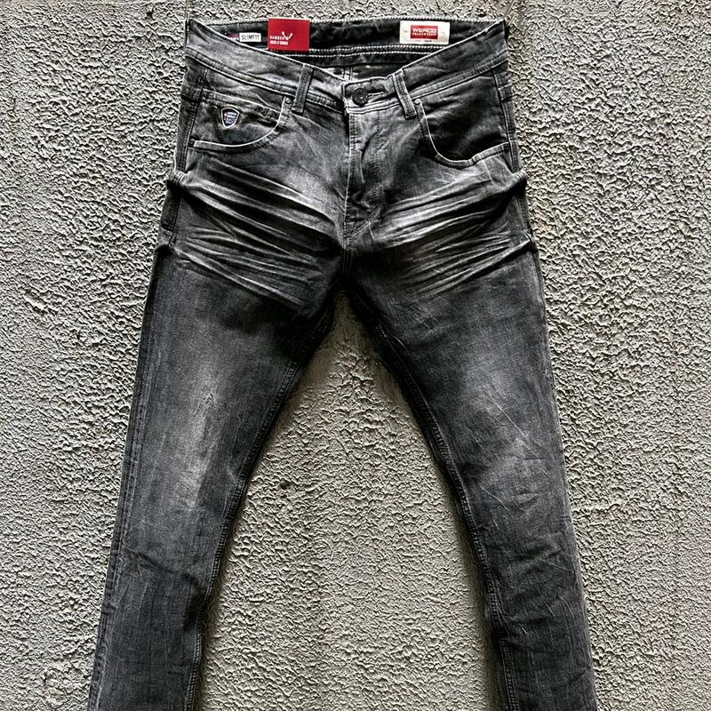 CELANA JEANS PRIA PANJANG POLOS/CELANA PANJANG PRIA DENIM WERCO SLIM FIT 4