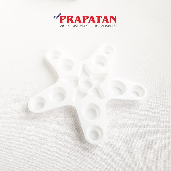 Gambar Palet Plastik / Palet Lukis Bintang Laut / Plastic Palette - Warna dari Toko Prapatan_NEW Kota Administrasi Jakarta Timur Tokopedia