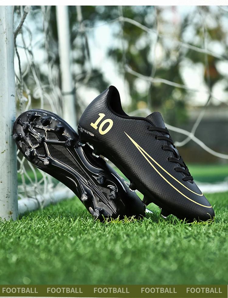 Product Introduction of Professional Men Football Shoes TF/FG Professional Boy Football Field Boots Society Cleats Soccer Shoes Fast Non Slip Sneaker 5