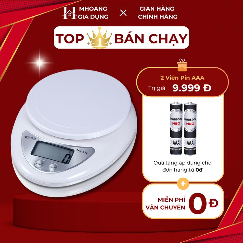 Cân tiểu ly điện tử nhà bếp mini B05 làm bánh đồ ăn nguyên liệu chính xác cao sử dụng tiện lợi cho gia đình