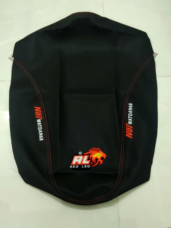 Da Bọc Yên Xe Máy In Ép Nhiệt -Logo RedLeo- Da Yên Thái Lan - Phù hợp cho các dòng xe yên nhỏ