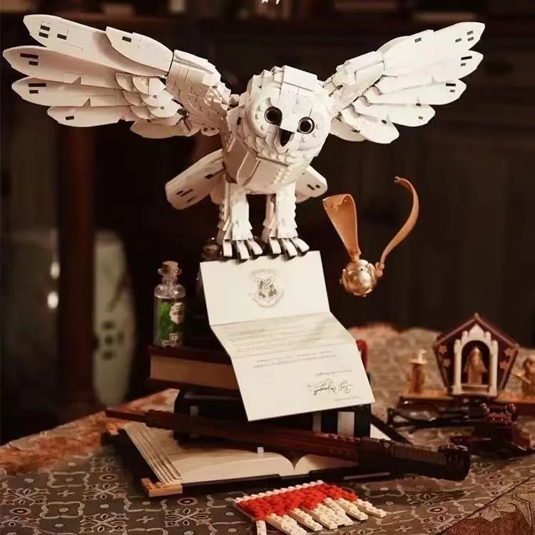 Khối Xây Dựng Tương Thích Với Lego, Chủ Đề Harry Potter, Cú Heidewei Lớn, Đồ Chơi Lắp Ráp, Quà Tặng Bé Trai Xếp Hình Bộ Lắp Ráp Toy Tháo Lắp 4