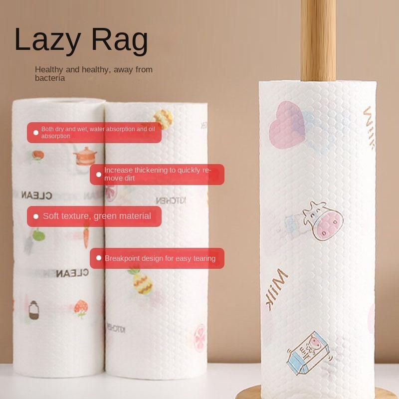 Lazy Rag Wet and Dry Household Cleaning Supplies Kitchen Paper - TikTok ...