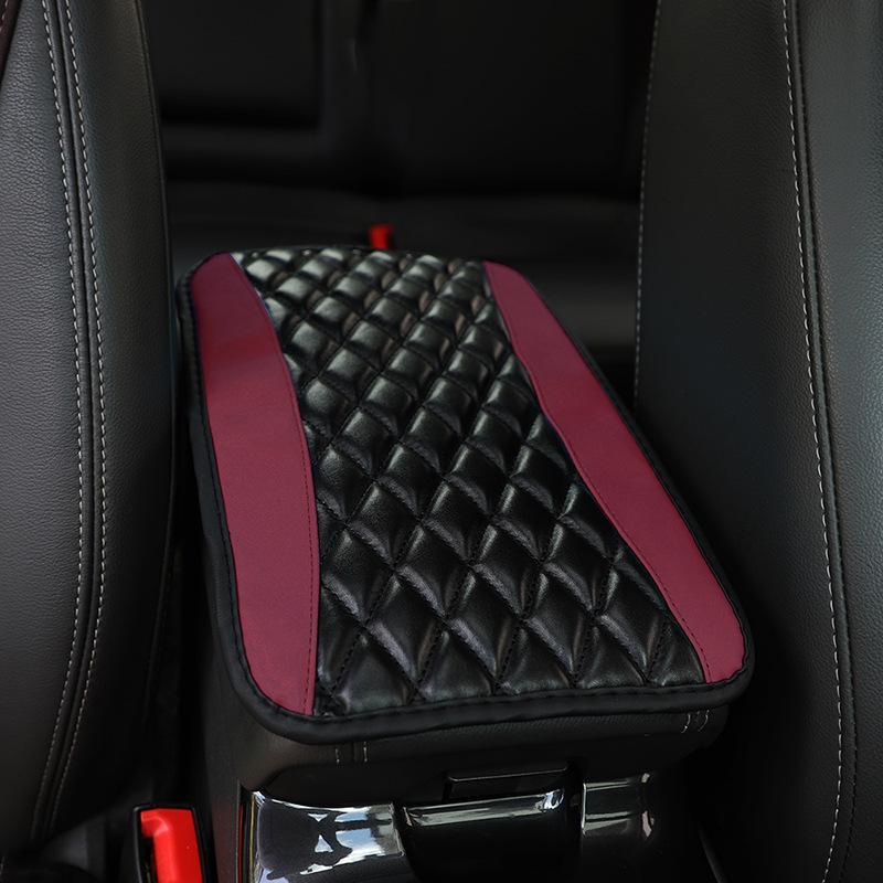 Car Armrest Cover, PU Leather Car Armrest Pad, Center Console Pad, Soft Car Armrest Protector, Universal Car Interior Decoration Accessories, Car Decor, Girly Car Accessory 4