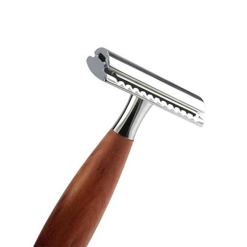 Product Introduction of Classic Manual HandHeld Double Edge AntiSlip Wood 1