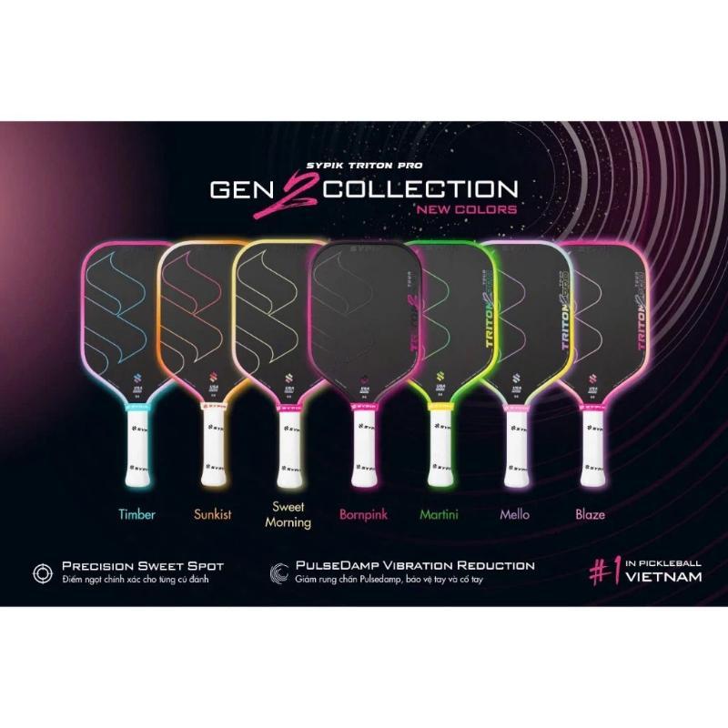 VỢT PICKLEBALL SYPIK TRITON PRO GEN 2 CHECK NFC AF0122