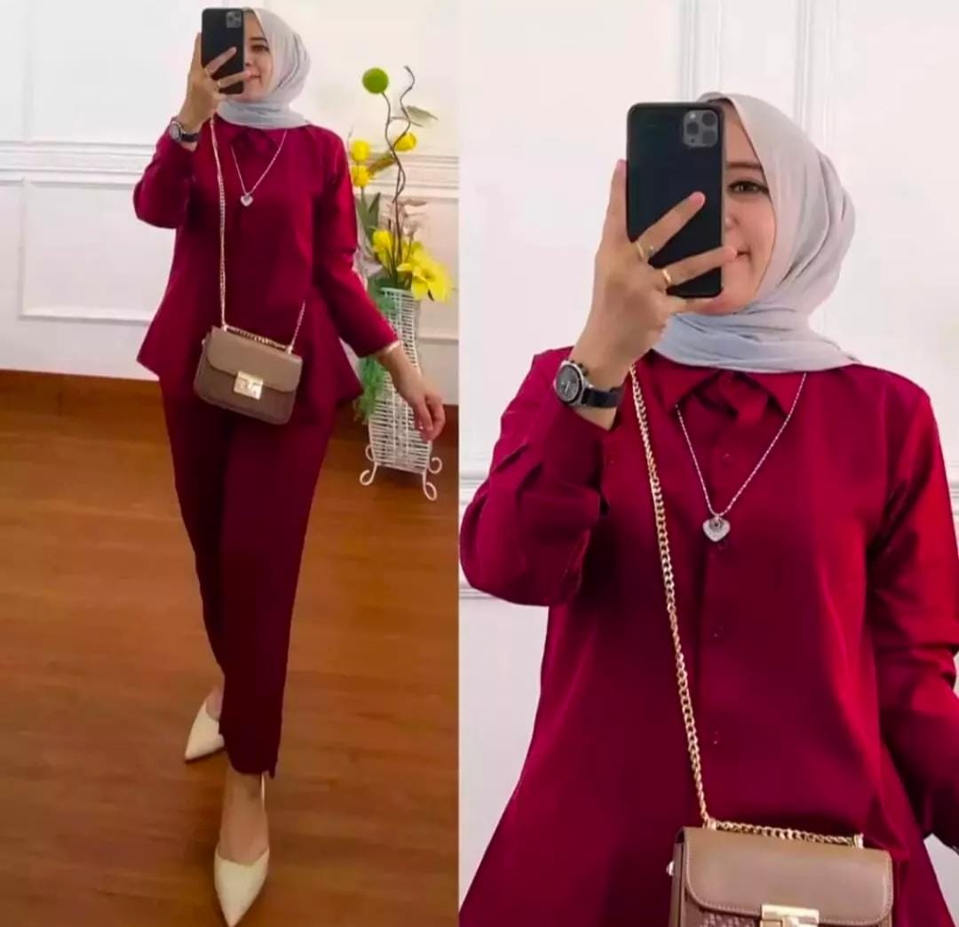 Naura polos oneset panjang Naura Standar_ Jumbo_Super Jumbo,, LD 110-120-130 Banyak Variasi Warna