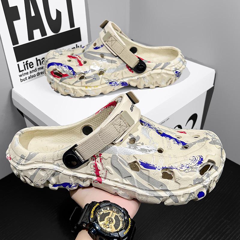 Trượt bãi biển ngoài trời, dép Guốc Sandal, dành cho nam giới, giày dép Eva 7