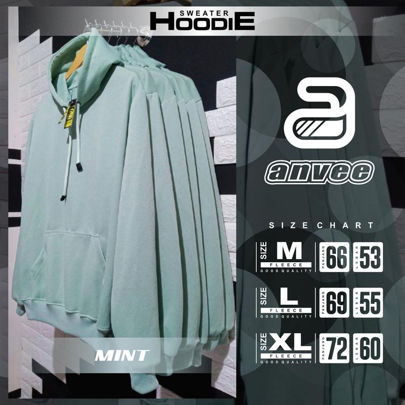 Product Introduction of Anvee Sweater Hoodie Polos Pria Wanita Mint 0