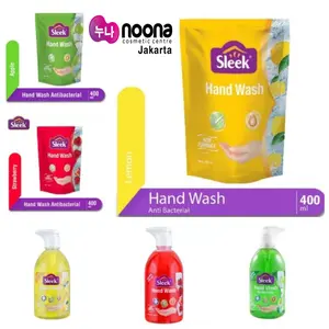 SLEEK HAND WASH SABUN CUCI TANGAN REFILL POUCH 400 ML/500 ML BOTOL