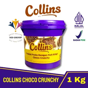 [KALIMANTAN] COLLINS CHOCO CRUNCHY 1KG - BEST SELLER Chocolate Coklat Halal BPOM