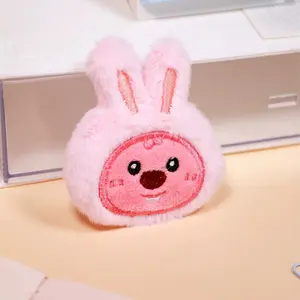 【lingerly】Cute little beaver doll DIY hair, rabbit ears, hoop brooch, bag decoration