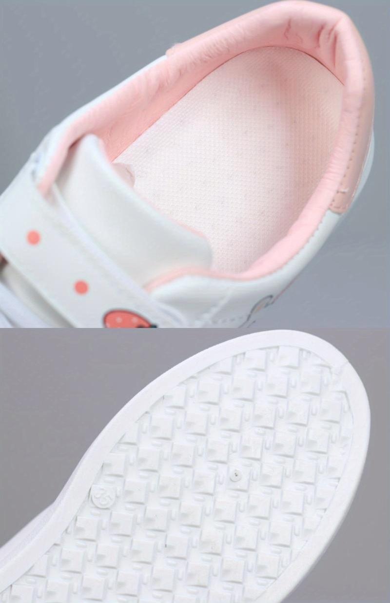 Product Introduction of Kasut Putih untuk Kanak-kanak Perempuan, Sneaker, Kasut skate Kanak-kanak, Kasut Bernafas, Kasut Lari Sekolah Rendah, Saiz 8, 10, 11, Internet Selebriti, Sesuai untuk Kanak-kanak, 15 Sepatu 5