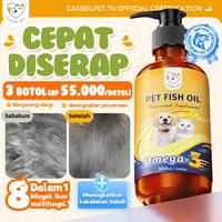 Gambar Cassiel Pet Suplemen Omega3 Minyak Ikan Anjing/Kucing - Nutrisi Bulu, Imun, Mata, Kulit, Nafsu Makan - 300ml dari CASSIEL-PET ID Kota Administrasi Jakarta Barat 1 Tokopedia